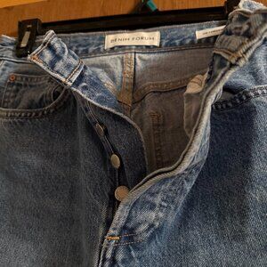 Medium Wash Denim Forum The Farrah High Rise Wide Leg